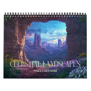 Calendario de paisajes celestes 2026