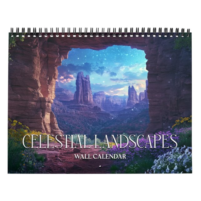Calendario de paisajes celestes 2026 (Tapa)