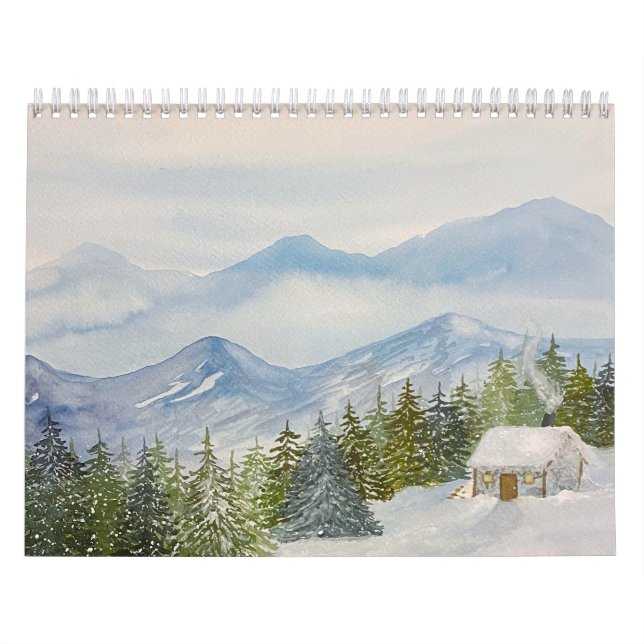 Calendario de paisajes de 2024 (Tapa)
