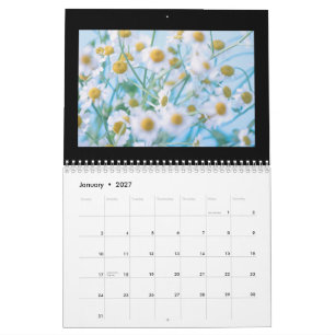 Calendario de paisajes de cascadas de playas de Ma