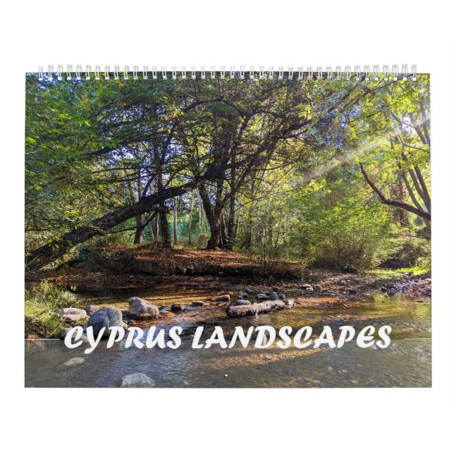 Calendario de paisajes de Chipre (Tapa)