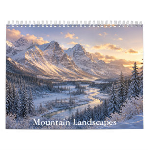 Calendario de paisajes de montaña