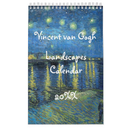 Calendario de paisajes de Vincent van Gogh