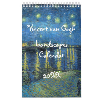 Calendario de paisajes de Vincent van Gogh