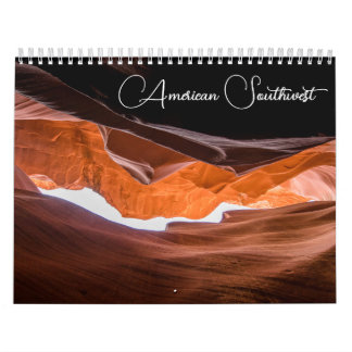 Calendario de paisajes del desierto del suroeste d
