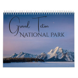 Calendario de paisajes del Parque Nacional de Gran