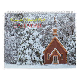 Calendario de paisajes del Parque Nacional Yosemit