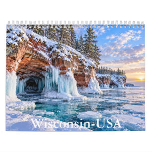 Calendario de paisajes escénicos de Wisconsin