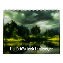 Calendario de paisajes exuberantes de E.J. Gold