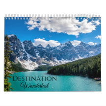 Calendario de paisajes icónicos