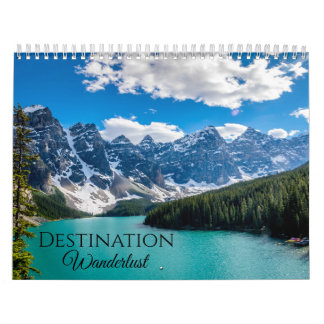 Calendario de paisajes icónicos