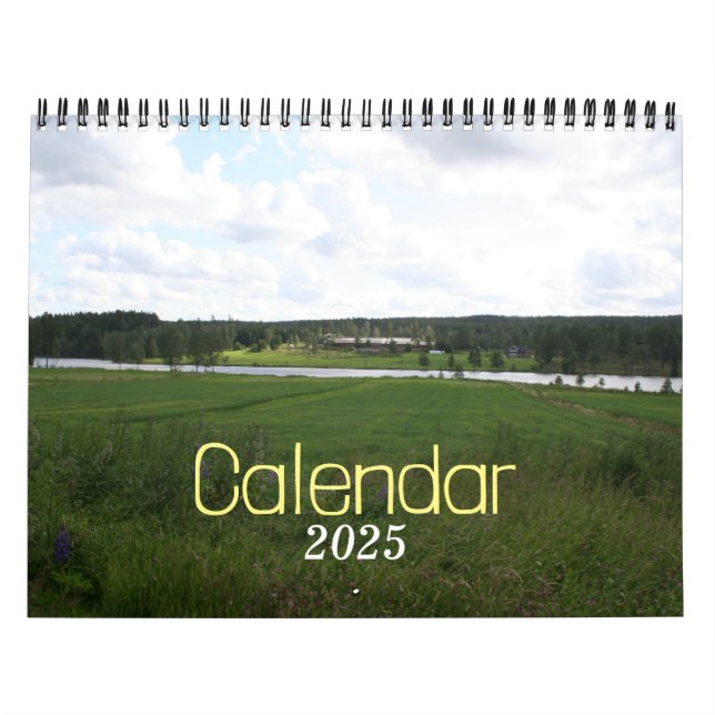 Calendario de paisajes sueco 2025 (Tapa)