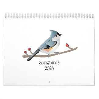 Calendario de pájaros cantores