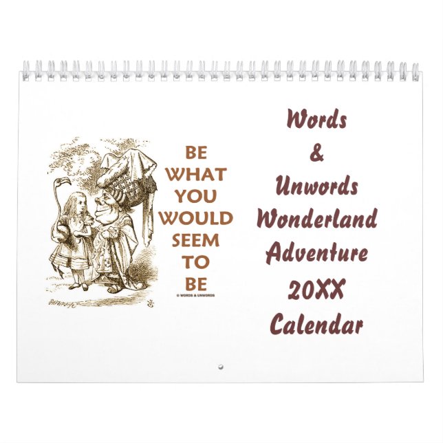 Calendario de Palabras y Unwords Wonderland Advent (Tapa)
