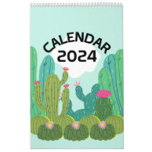 Calendario De Paraíso De Cacti 2024