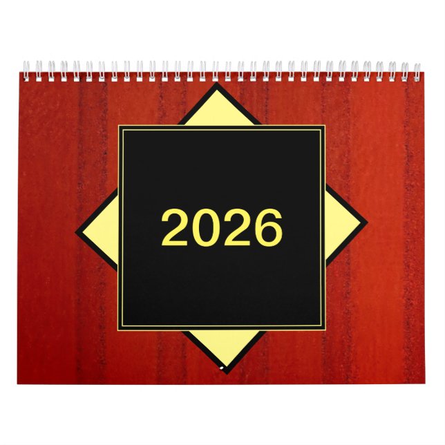 Calendario de pared "2026" (Tapa)