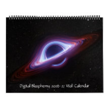 Calendario de pared 2026-27 de blasfemia digital (