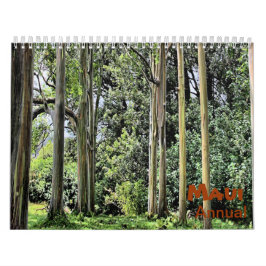 Calendario de pared anual de Maui Hawaii