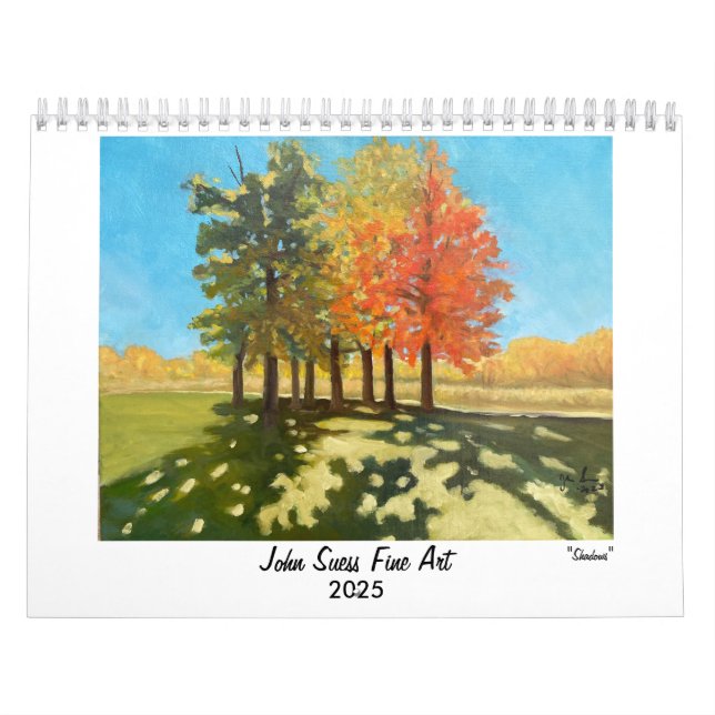 Calendario de pared Bella Artes de John Suess 2025 (Tapa)