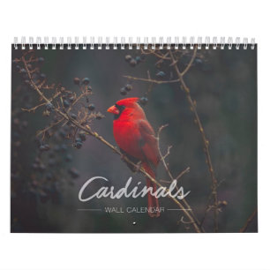 Calendario de pared cardinal