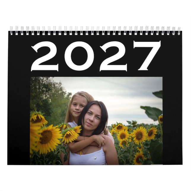 CALENDARIO DE PARED CON FOTO PERSONALIZADA 2026 (Tapa)
