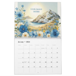 Calendario de pared con logo empresarial personali