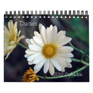 Calendario de pared de 2012 margaritas