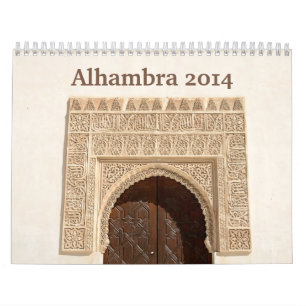 Calendario de pared de Alhambra 2014