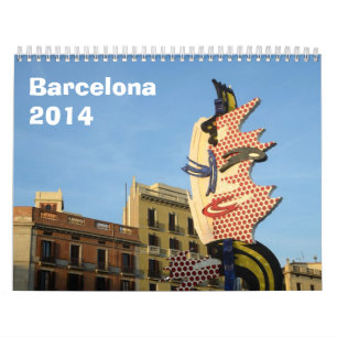 Calendario de pared de Barcelona 2014