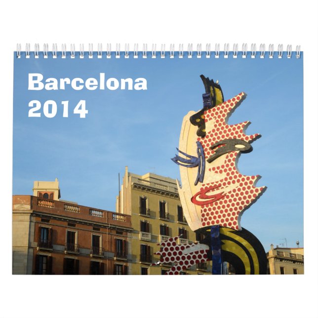 Calendario de pared de Barcelona 2014 (Tapa)