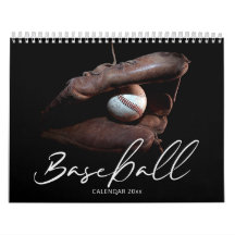 Calendario de pared de béisbol