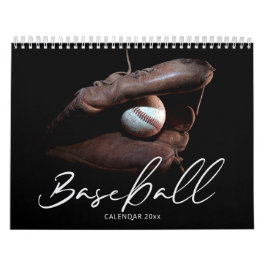 Calendario de pared de béisbol