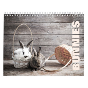 Calendario de pared de Bunnies 2022