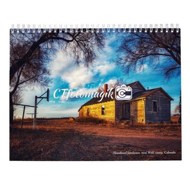 Calendario de pared de CTfotomagik 2020 (Reverso)