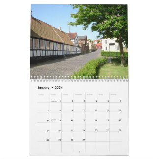 Calendario de pared de Dinamarca