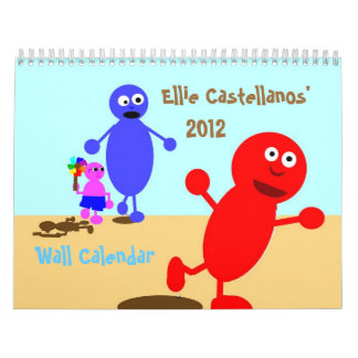 Calendario de pared de Ellie Castellanos 2012