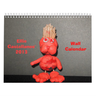 Calendario de pared de Ellie Castellanos 2013