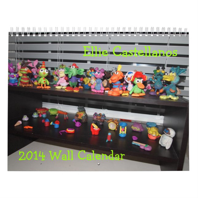 Calendario de pared de Ellie Castellanos 2014 (Tapa)