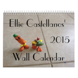 Calendario de pared de Ellie Castellanos 2015