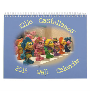 Calendario de pared de Ellie Castellanos 2018