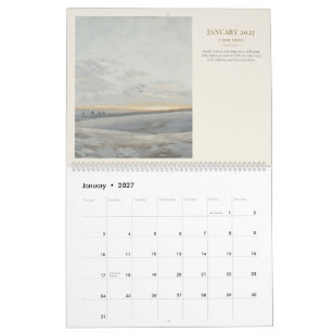 Calendario de pared de Escrituras 2027