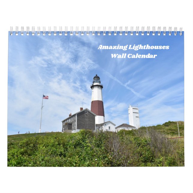Calendario de pared de faros asombrosos (Tapa)