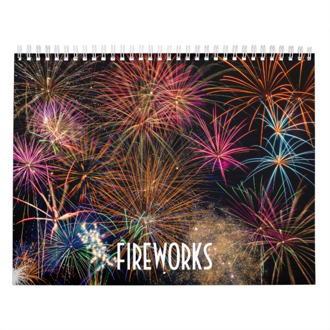 Calendario de pared de Fireworks (Tapa)