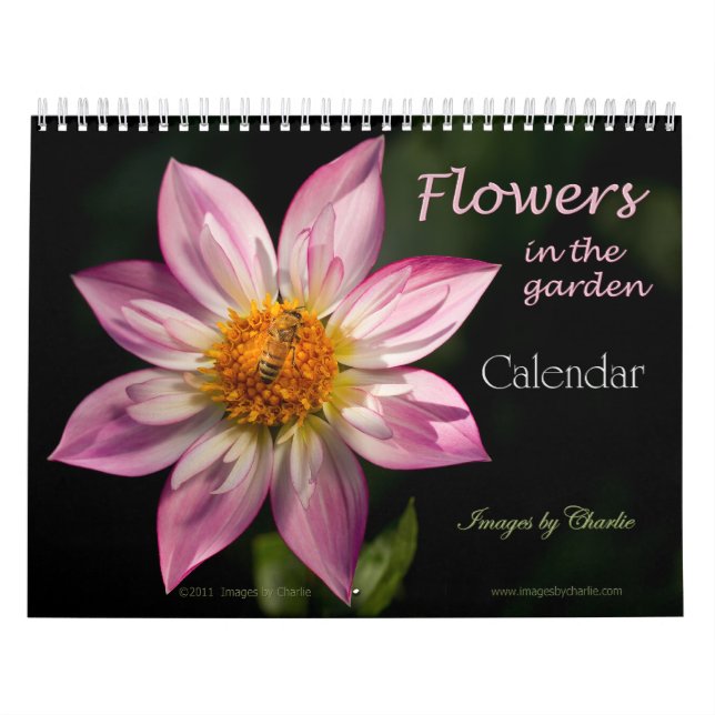 Calendario de pared de flores de jardín 2026 (Tapa)