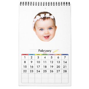 Calendario de pared de foto personalizada 2026 Imp