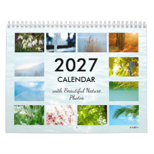 Calendario de pared de fotografía de naturaleza 20