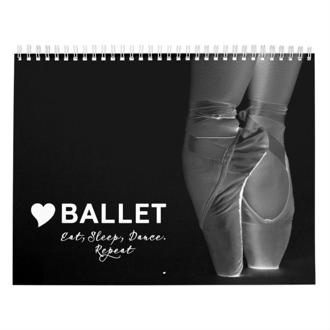 Calendario de pared de fotos de Ballet de Amor (Tapa)