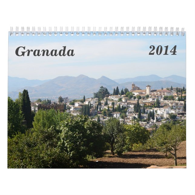 Calendario de pared de Granada 2014 (Tapa)