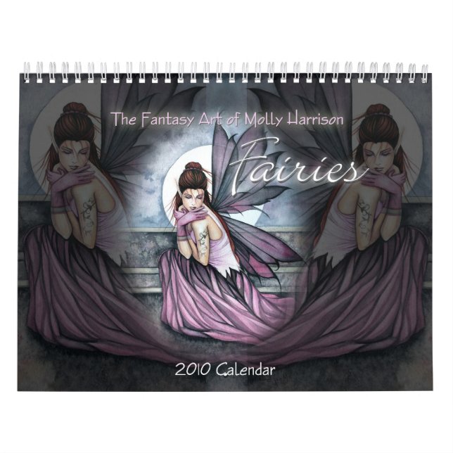 Calendario de pared de hadas 2010 Molly Harrison (Tapa)