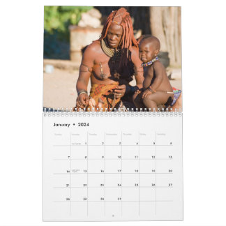Calendario de pared de Himba